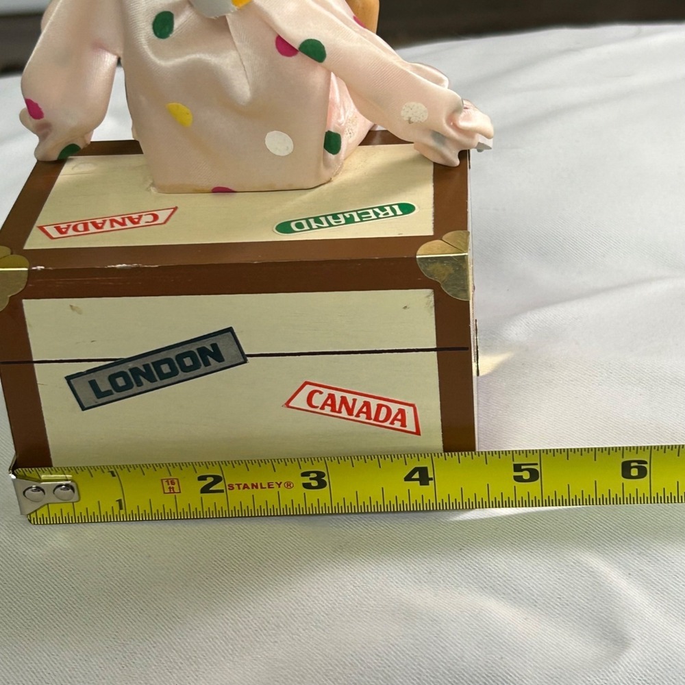 Westland Be A Clown Music Box Figurine Hat is Damaged 7" Vintage Collectable - Picture 16 of 16